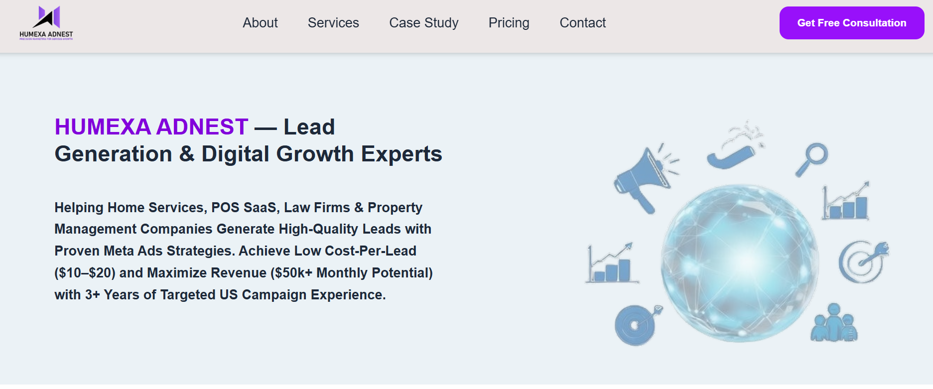 Digital Marketing Agency website