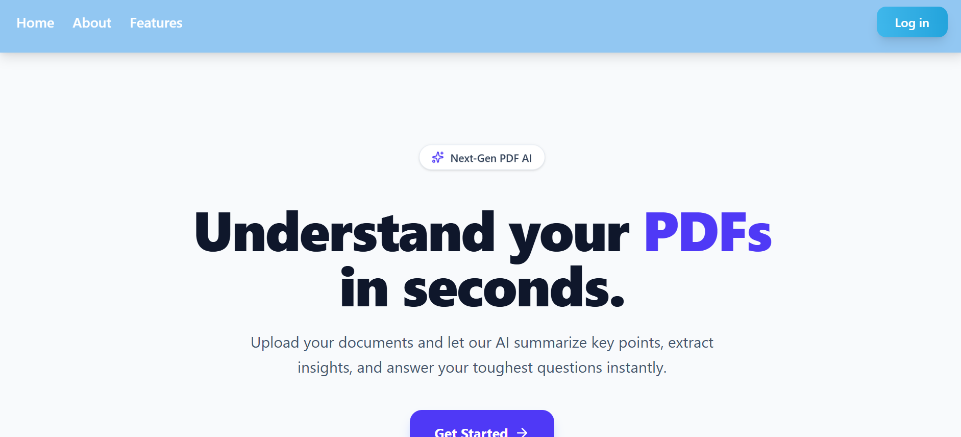 AI Powered Web Application